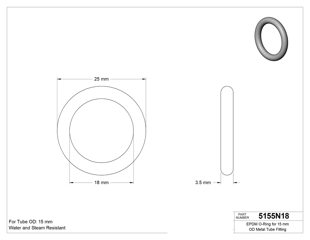 Technical drawing - 5155N18